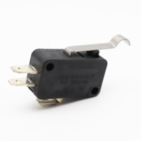 Micro-interrupteur KW3-02-12 4A 16A 250VAC SPDT NO/NC normalement ouvert avec électrique