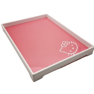 Hola <span class=keywords><strong>Kitty</strong></span> tema rosa acrílico bandeja Hotel bandeja - Product Image 1