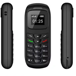 Factory wholesale 0.66 inch Dual SIM Card small phone Unlocked Mini Mobile Phone Earphone Dialer BM70 small size cellphone