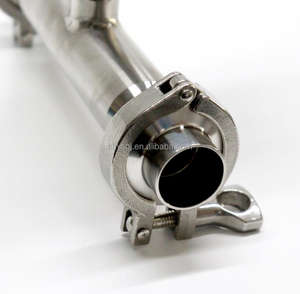 Meteran aliran massa termal tri-clamp saniter untuk O2/N2/CO2 1.5% akurasi tipe penjepit pengukur aliran massa termal - Product Image 4