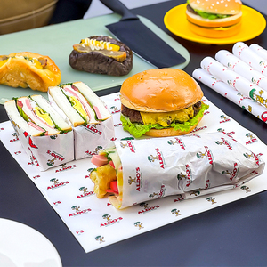 Papier d'emballage alimentaire biodégradable écologique recyclable imperméable résistant à la graisse personnalisable avec impression de logo - Product Image 5