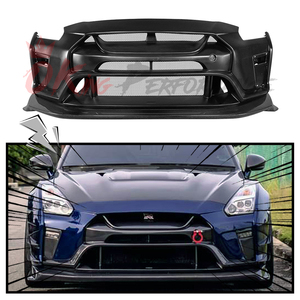 <span class=keywords><strong>GTR</strong></span> R35 VaRS 2019 estilo FRP parachoques delantero CF labio delantero para Nissan R35 <span class=keywords><strong>GTR</strong></span> 2017-2026 - Product Image 2