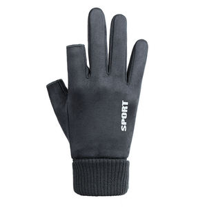 Gants de sport à séchage rapide avec logo personnalisé, poignets côtelés, antidérapants, compatibles écran tactile, pour la conduite en extérieur, le camping et les activités quotidiennes - Product Image 3