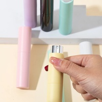 Flacon de parfum en verre personnalisé, atomiseur de parfum rechargeable en cuir de luxe, flacon de voyage portable, 10 ml
