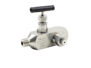 Válvulas Manifold Hikelok de Alta Presión (6000 psi), Acero Inoxidable, Puerto Único/Múltiple, <span class=keywords><strong>1</strong></span>/2'' 3/4'' NPT BSP, Válvula de Manómetro de 2 Vías - Product Image 2