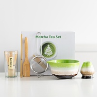 Ensemble de thé matcha en céramique de style japonais, 45678 pièces, design de la dynastie Song, qualité alimentaire, Dehua, boîte cadeau personnalisable pour la cérémonie du thé