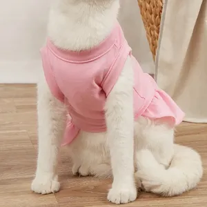 Pakaian Hewan Peliharaan Desain Baru 2026, Baju Anjing Katun Musim Panas yang Bernapas, Pakaian Fashion - Product Image 2