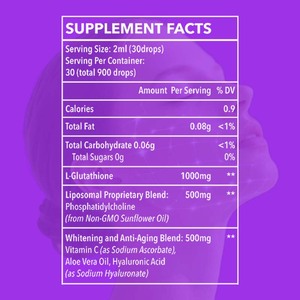 OEM/ODM su misura liposomiale glutatione goccia <span class=keywords><strong>1500</strong></span> MG di assorbimento superiore liquido glutatione supplemento supporta la salute immunitaria - Product Image 3