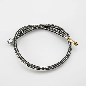 Connecteur de tuyau d'eau en acier inoxydable 304, tuyau flexible de 1/2 pouces pour robinet d'eau chaude et froide, usage domestique - Product Image 1
