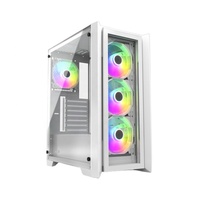 Boîtier d'ordinateur de jeu ATX de taille moyenne JNP-C104, très vendu, avec alimentation, personnalisable OEM, pour PC de bureau