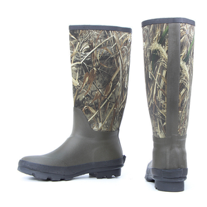 Botas de Neopreno DFU93 de Camuflaje, Largas, Transpirables, Resistentes al Agua, para Lavado de Autos y Trabajo Industrial - Product Image 6