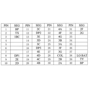 Módulo de Pantalla LCD de Carácter, Reflectante, de 7 Segmentos, TN - Néctico Retorcido, 50.80mm x 30.48mm x 2.80mm - Product Image 3