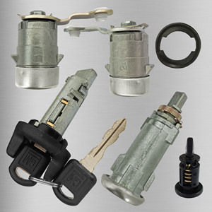 Car <b>Lock</b> Cylinders BK062Q8 Zinc Alloy Door Ignition Trunk Glove Box <b>Lock</b> With 2 <b>Keys</b> Compatible With Buick Regal - Product Image 2