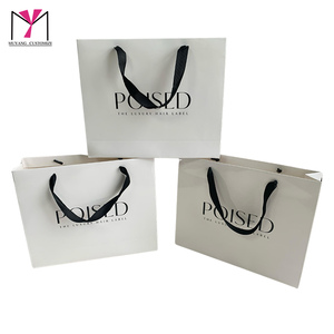 MuYang 2026 Hot Sale Custom logo Luxury <b>White</b> Handbag set with Velvet <b>Envelop</b> Hair Bag - Product Image 2