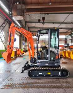 Lamping Small <span class=keywords><strong>2</strong></span>.<span class=keywords><strong>5T</strong></span>/0.08m3 Rupsgraafmachine Cdm6025/Lg60205 Met Cabine En Rubberen Rupsband - Product Image 4