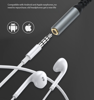 Adaptateur audio Type-C mâle vers 3,5 mm femelle, décodeur numérique DAC, prise casque vers convertisseur Type-C, longueur du câble 0,3 m 0,5 m 1 m 2 m