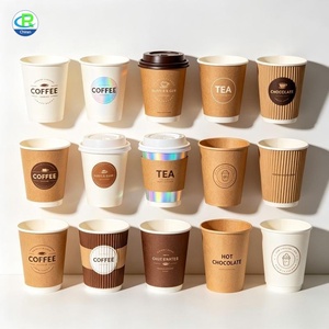 Vasos de Papel para Bebidas Frías de Gran Tamaño, 20oz, 24oz, 32oz, con Doble Recubrimiento de <span class=keywords><strong>PE</strong></span>, Vasos para Smoothies con Logotipo Personalizado Impreso al por Mayor - Product Image 3
