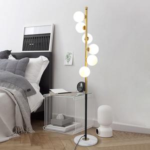 Offre Spéciale salon <span class=keywords><strong>boule</strong></span> de verre or maison <span class=keywords><strong>doré</strong></span> debout moderne luxe coin lumière nordique Led <span class=keywords><strong>lampadaire</strong></span> pour salon décor - Product Image 1