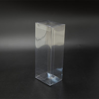 Nouveauté Accepte les petits emballages Boîte d'emballage transparente en plastique clair RPET PET PVC avec cintre