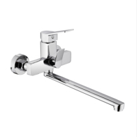 Robinet de cuisine en laiton à une poignée moderne de qualité supérieure avec garantie de 5 ans pour la cuisine et la salle de bain