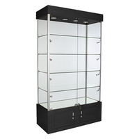 Vitrine en verre avec lumière LED Vitrine en verre personnalisée