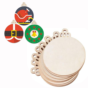 50 pezzi <span class=keywords><strong>di</strong></span> ornamenti rotondi in <span class=keywords><strong>legno</strong></span> non finiti con foro, fette <span class=keywords><strong>di</strong></span> <span class=keywords><strong>legno</strong></span> naturale preforate da 4 "per <span class=keywords><strong>centrotavola</strong></span> artigianali in <span class=keywords><strong>legno</strong></span> fai da te - Product Image 5
