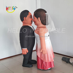 Costume gonflable personnalisé pour spectacle de scène de dessin animé gonflable, costume de jeunes mariés - Product Image 6