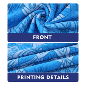 Prêt à expédier vente chaude 70x140cm populaire hawaïen Rectangle microfibre serviette de plage sans sable serviette - Product Image 5