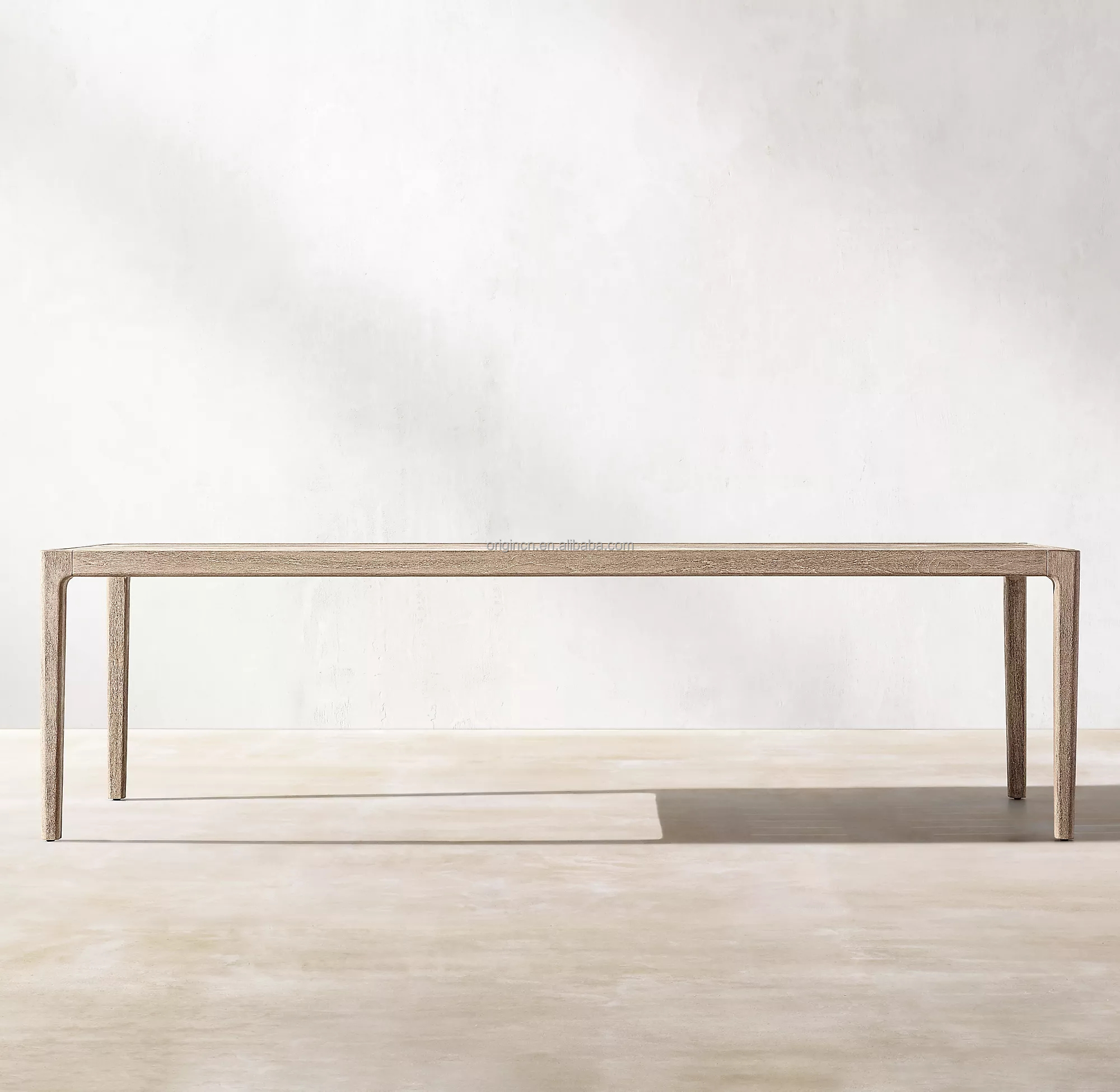 hardwood outdoor dining table