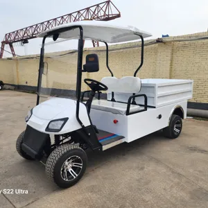 Shining Brand 6 seats utility electric golf car at factory Hydraulic cargo golf cart