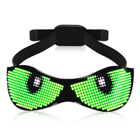 Nouvelles lunettes de fête LED du fabricant, batterie rechargeable, cadeau amusant pour Pâques, Nouvel An, Saint-Valentin, Nouvel An chinois