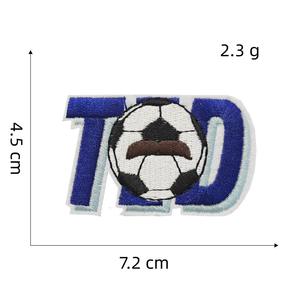 Écusson brodé de <span class=keywords><strong>football</strong></span> de dessin animé pour vêtements de supporter, accessoires de club, fête et carnaval - Product Image 5