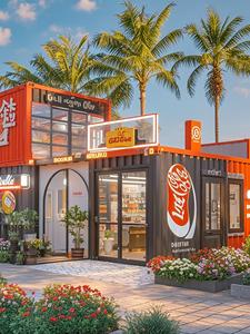<span class=keywords><strong>Maison</strong></span> en conteneur <span class=keywords><strong>Maison</strong></span> en conteneur pour café et restauration rapide Cabine moderne Kiosque à crème glacée <span class=keywords><strong>Maison</strong></span> en conteneur - Product Image 2