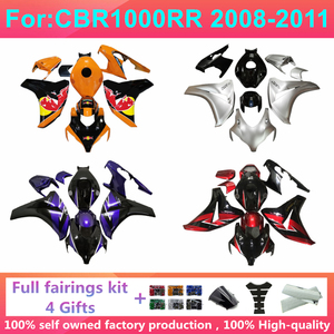 NUEVO Kit Completo de Carenado ABS para Motocicleta Compatible con HONDA CBR1000RR <span class=keywords><strong>CBR</strong></span> 1000RR CBR1000 RR <span class=keywords><strong>2008</strong></span> 2009 2010 2011 Kits de Carenados para Carrocería - Product Image 1