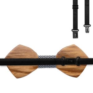 Nœud Papillon en <span class=keywords><strong>Bois</strong></span> Parfait pour Homme, Ensemble Cravate et Mouchoir de Poche pour Mariage, Nœud Papillon en <span class=keywords><strong>Bois</strong></span> avec Boîte, Gravata Faite à la Main - Product Image 4