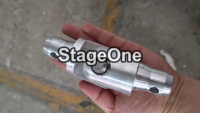 Accessoires de réglage pour treillis à embouts, coupleur à charnière carré en alliage d'aluminium, manchon de raccordement conique léger et personnalisé