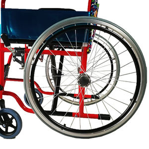 Excellente garantie de qualité en gros 110Kg poids maximum supporté fauteuils roulants en aluminium siège pliant pour l'exportation - Product Image 4