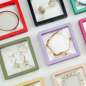 Joyero de cartón con cajón personalizado con armadura, joyería de exhibición, embalaje de regalo, pendientes, collares, <span class=keywords><strong>caja</strong></span> de suspensión de película Pe - Product Image 6
