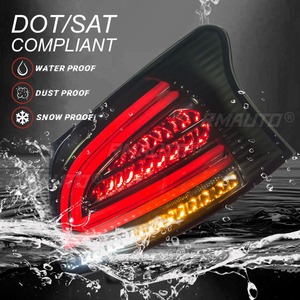 Pour Toyota VIOS 2008-2013 : Feux de jour LED, Phares antibrouillard étanches, Ensemble de feux arrière, Kit carrosserie - Product Image 6