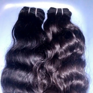 Meilleurs cheveux ! Extensions de cheveux humains indiens Remy 100% naturels, bouclés, non traités, ondulés profonds, qualité supérieure, prix abordable - Product Image 1