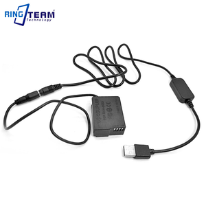 Batterie factice DMW-BLC12 avec câble d'alimentation USB DMW-DCC8 coupleur cc c GX8 <span class=keywords><strong>FZ200</strong></span> G7 G6 G5 GH2 G80 G85 caméras - Product Image 1