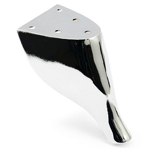ขาเหล็กของนางฟ้า ชุบโครเมียม ทรงโค้งเรียวเล็ก ความสูง 120 มม. - Q&Q - Product Image 1