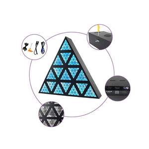16x30W COB RGB LED Panneau lumineux matriciel <span class=keywords><strong>Lyre</strong></span> disco de scène blanc chaud <span class=keywords><strong>en</strong></span> forme de triangle pour lumières de projection d'entrepôt - Product Image 4