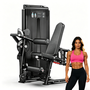 GYM Utilisation de la machine à rallonger les jambes en position assise Machine à friser les ischio-jambiers Machine à exercer les jambes Équipement à chargement par épingle Machine à rallonge et à friser les jambes - Product Image 1