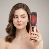 Handgehaltener Elektrischer Haarwuchs-Kamm Anti-Haarausfall Kopfhaut-Vibrationsmassagegerät Mikrostrom-Kopfmassagegerät Rotlicht
