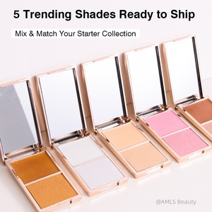 Palette de Maquillage 2-en-1 Effet Lumière Minérale Crème & Poudre, Formule Végétalienne Longue Durée, Logo Personnalisé, Faible MOQ - Product Image 2