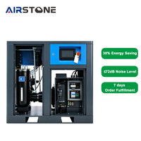 Compresseur d'air rotatif à vis industriel Airstone PM VSD 37KW 50HP 7-10bar à entraînement direct, économe en énergie, faible niveau sonore