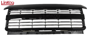 Calandre de pare-chocs avant 23335302 pour CHEVROLET <span class=keywords><strong>Silverado</strong></span> <span class=keywords><strong>2500</strong></span> 2015 2016 <span class=keywords><strong>2017</strong></span> 2018 2019 ABS Bande noire électro-plaquée Bande fine - Product Image 2