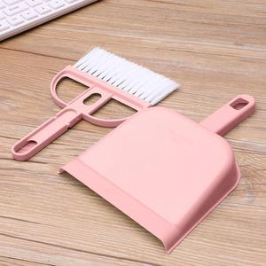 Mini Juego de Escoba y Recogedor de Plástico para Escritorio, para Usar en el Automóvil, para Limpiar Cabello de la Cama y el Teclado, Incluye Cepillo para Pisos Pequeños - Product Image 6
