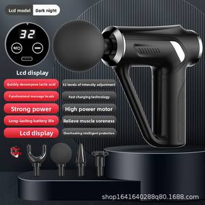 Masseur musculaire électrique portable - <span class=keywords><strong>Pistolet</strong></span> de percussion rechargeable pour le cou et le visage, pour la physiothérapie et la récupération sportive - Product Image 4